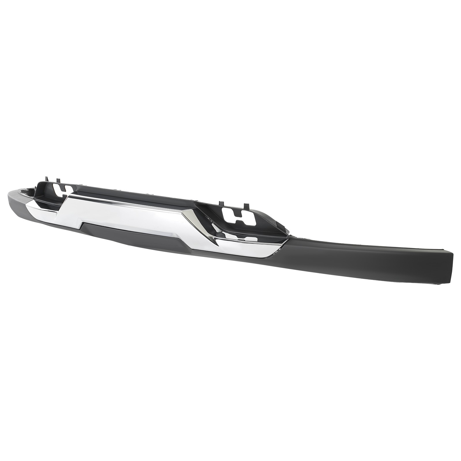 For 2016-2019 Chevrolet Silverado 1500 Front Bumper Valance W/ Chrome Skid Plate