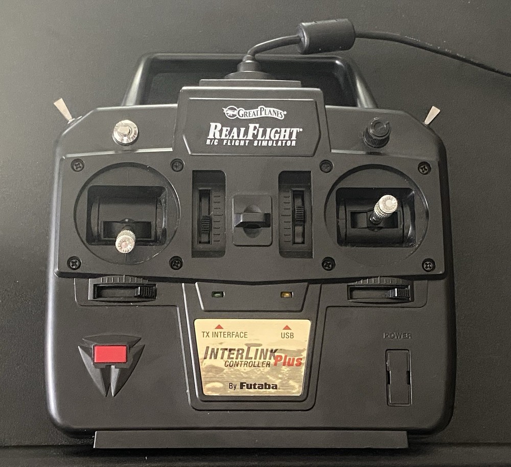 Great Planes RealFlight R/C Flight Simulator Interlink Controller Futaba +G3 1&2