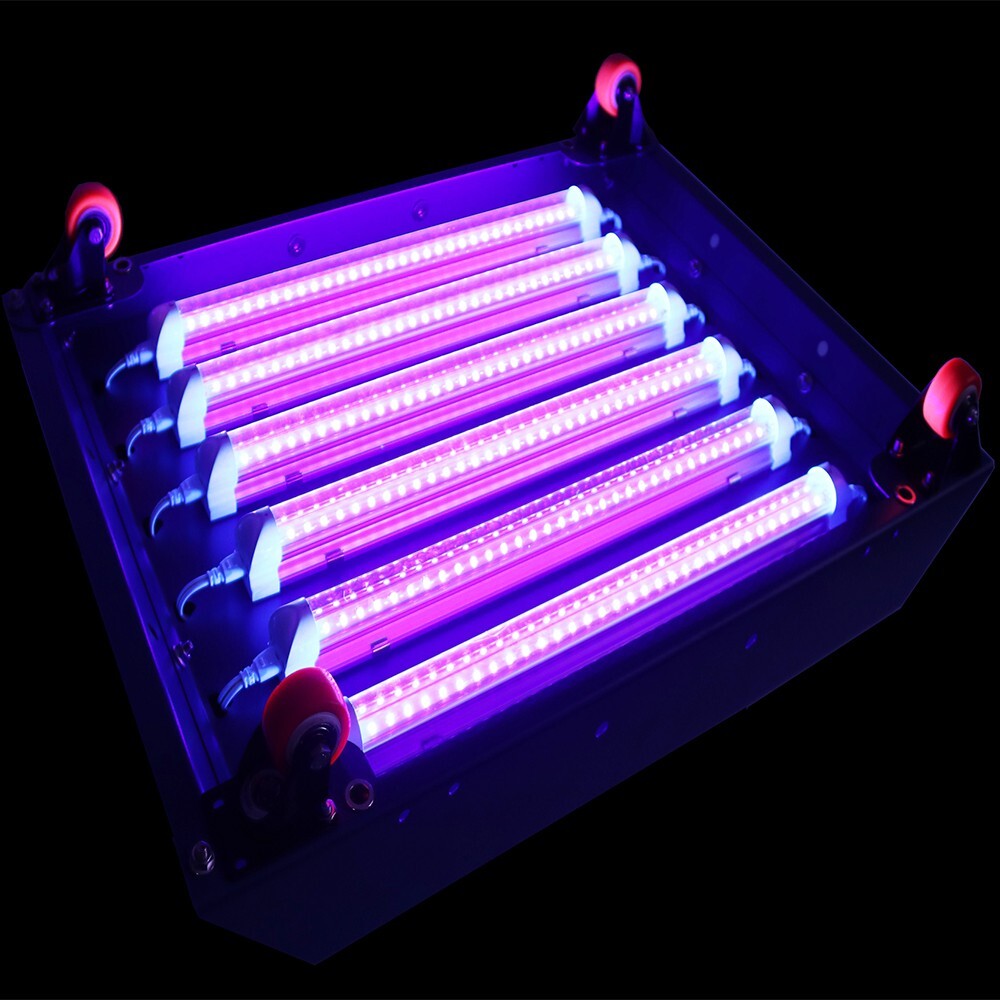 110V 6 LED Tubes Flip Lid Push-Pull Dual Exposure Unit UV Plate Printer Machine