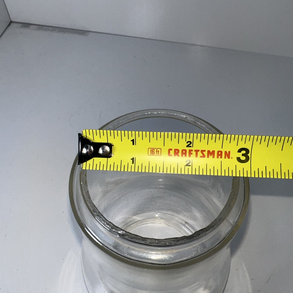 Glass LANTERN GLOBE 6.75” Tall Unbranded