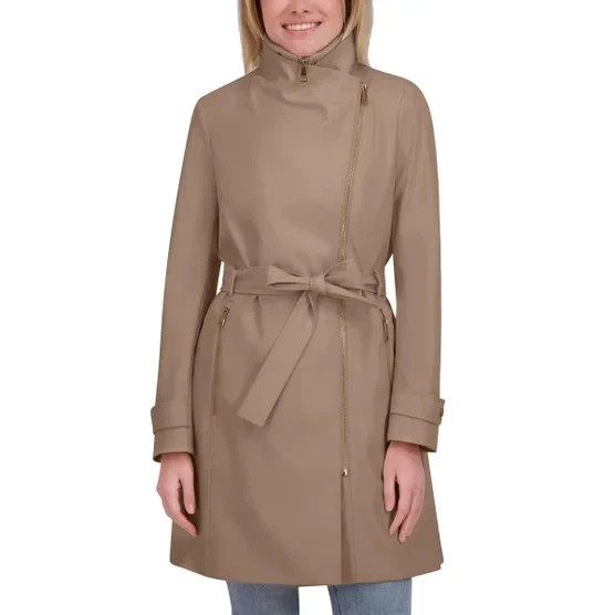 Halston Women's Belted Trench Coat