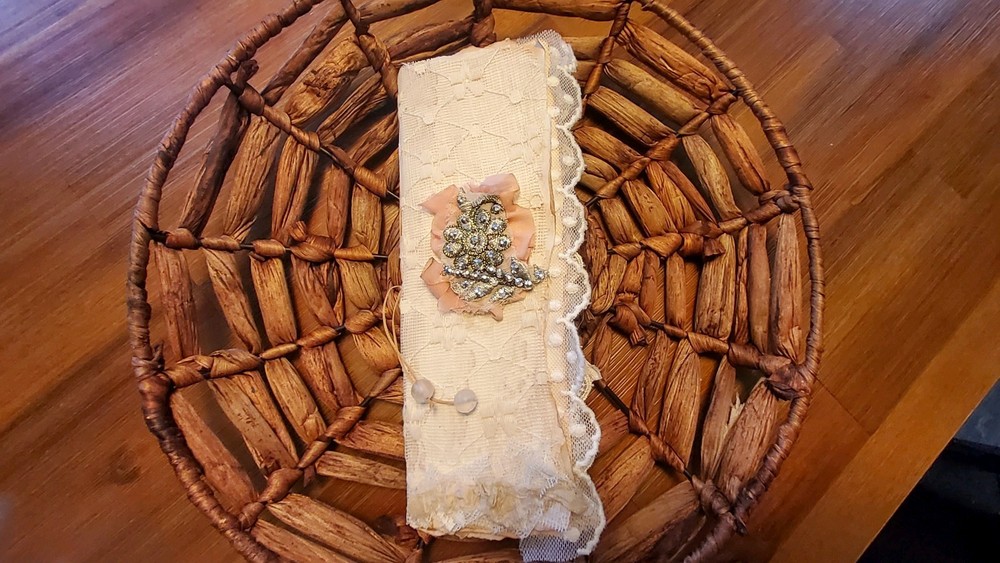 Shabby Slim Journal Handmade