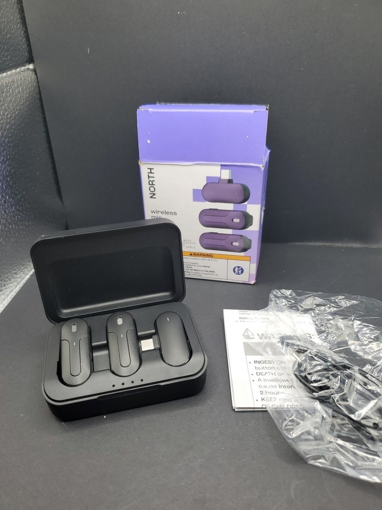 NORTH Wireless Microphone with Charger (USB-C)
