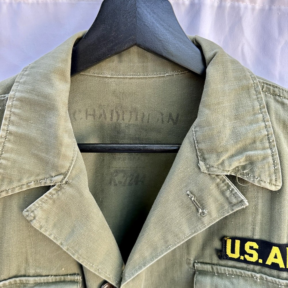 WWII US Army 3rd Pattern HBT Jacket Korean War Named