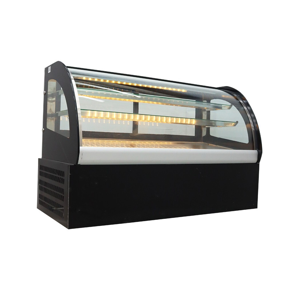 220V 47.2" 3Layer Desktop Refrigerated Cake Display Cabinet Air Cooling Showcase