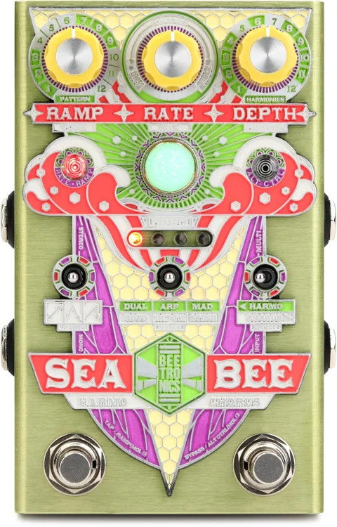 Beetronics FX Seabee Harmochorus Multi-chorus and Pitch Modulation Pedal -