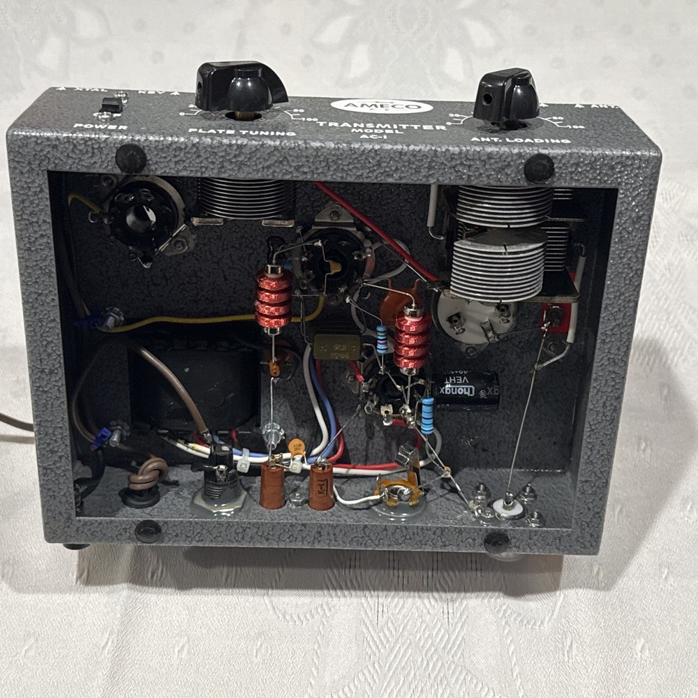 AMECO® AC-1T CW transmitter for 80m-40m -20m FINISHED REPLICA