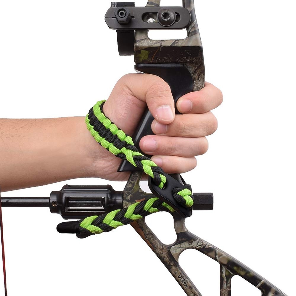 Compound Bow Shooting Wrist Sling Strap Tool Archery Accessories Can Adjustab...