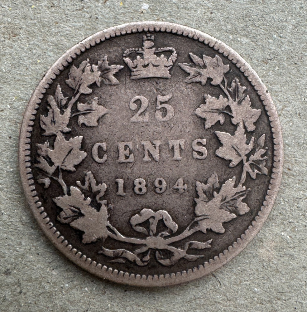 Canada, 25 Cents, 1894, KM#5
