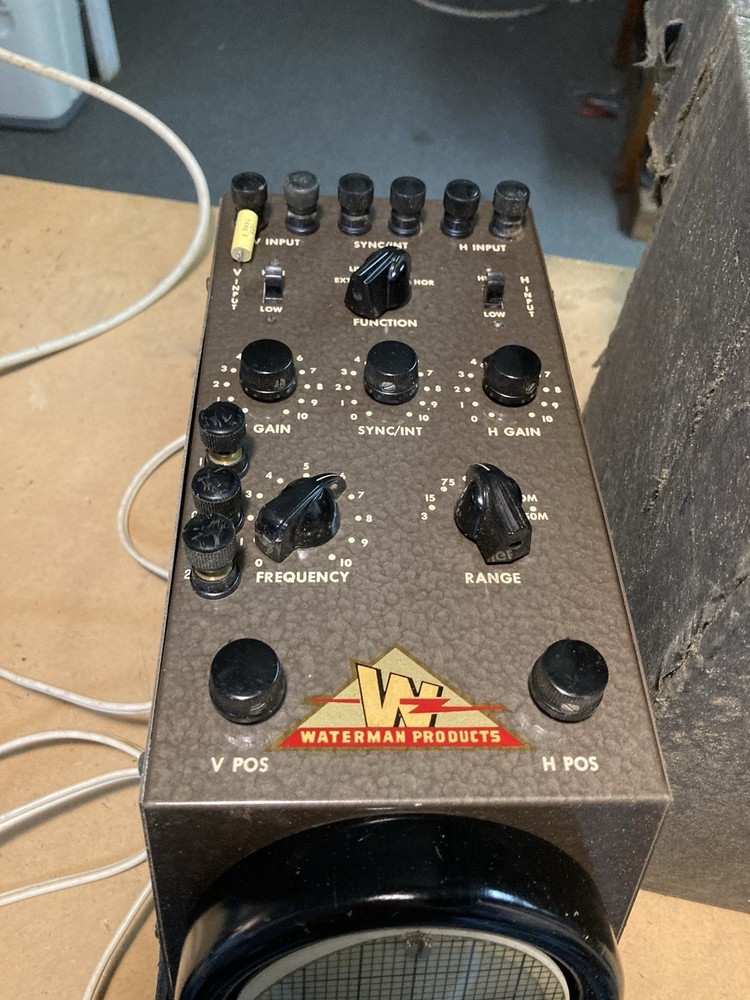 Waterman PocketScope S-11-A Oscilloscope (Untested) With Case