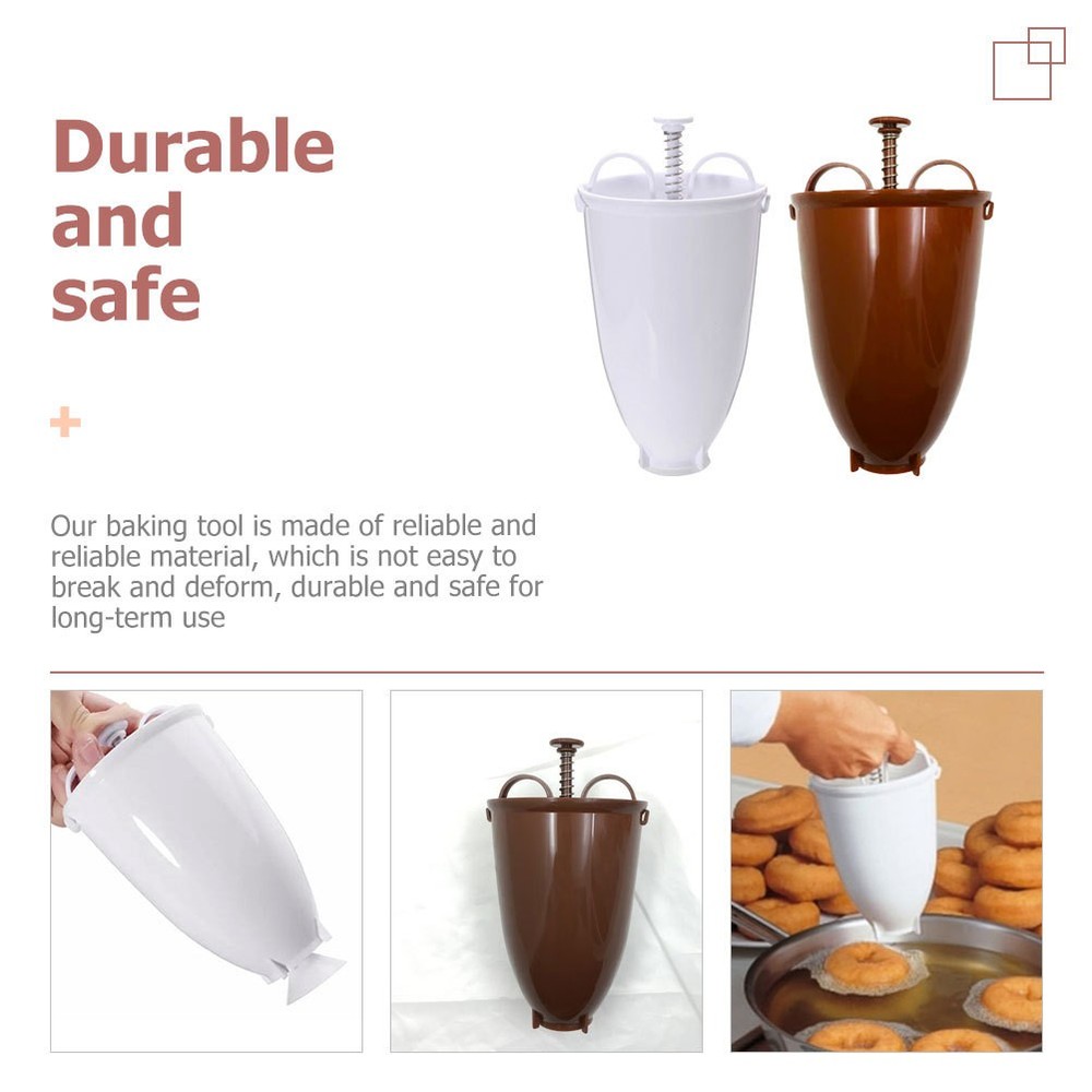 2 Pcs Manual Doughnut Mold Creative Maker Baking Doughnut Tool For Kitchen