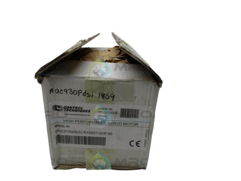 CONTROL TECHNIQUES 055E2C600BACRA063110 SERVO MOTOR NSMP