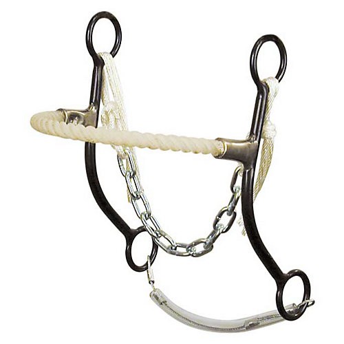 Reinsman Shanked Rope Side Pull Hackamore