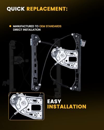 Power Window Regulator without Motor,Compatible with Mercedes Front Driver Side