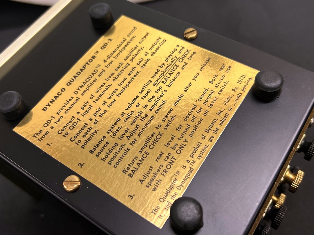 Dynaco QD-1 Quadaptor Dynaco Dynaguad Quadraphonic Adapter