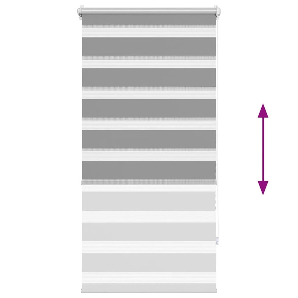 Zebra blind 31.9x59.1" Fabric Width 30.2 " grey