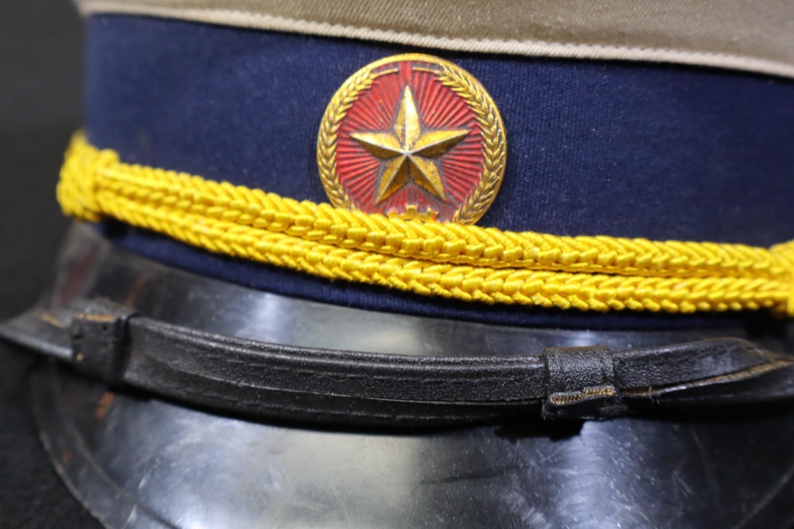 Original Vietnam North Vietnamese Army N.V.A Navy Officers Visor Cap