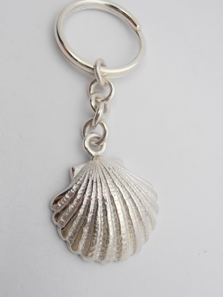 Capasanta: 925 Silver Keychain - Shell - St. James - Santiago