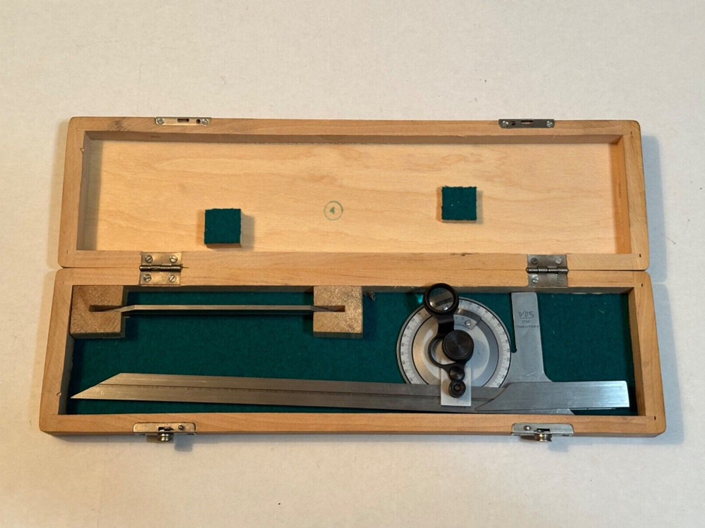 VIS POLAND MADE PROTRACTOR 6 & 12 " BEAM