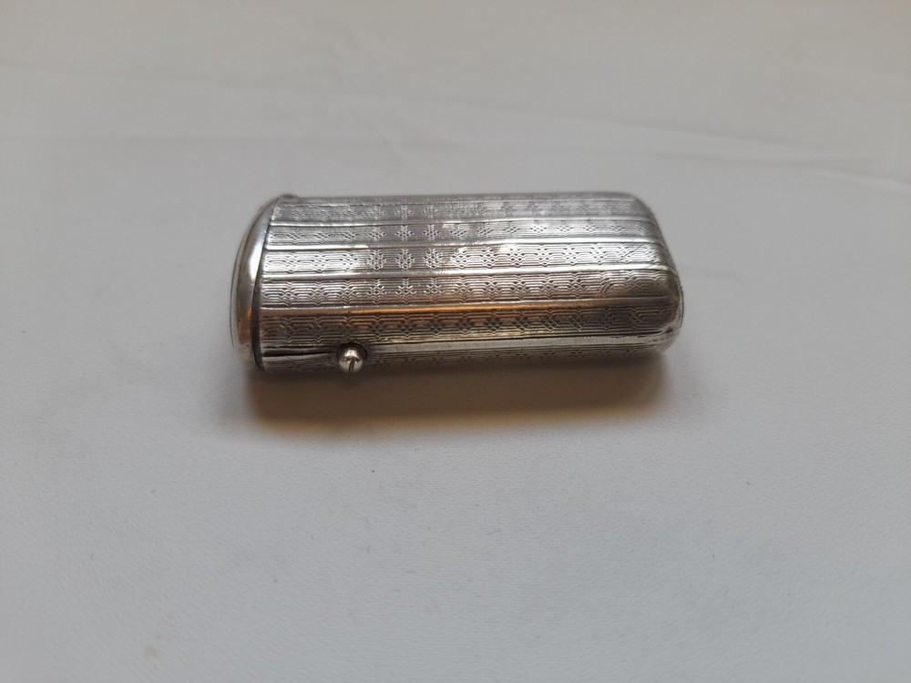 Silver vesta case / match box holder