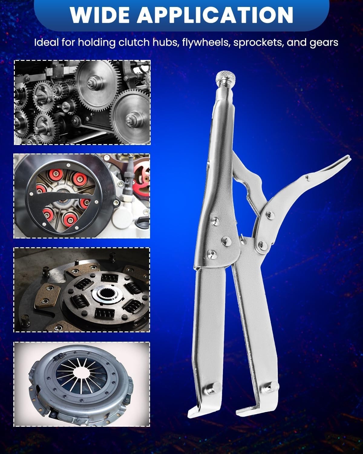 Clutch Holding Tool, Motorcycle Clutch Hub Basket Holder, Heavy Duty Flywheel