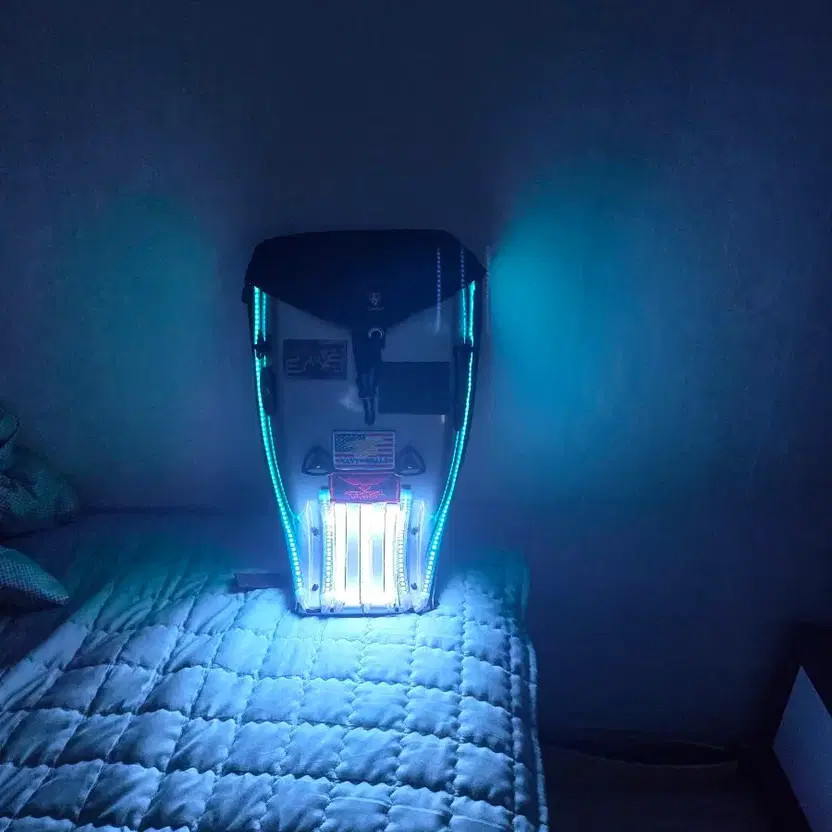 LED Rider Backpack with Badge Decorations Official