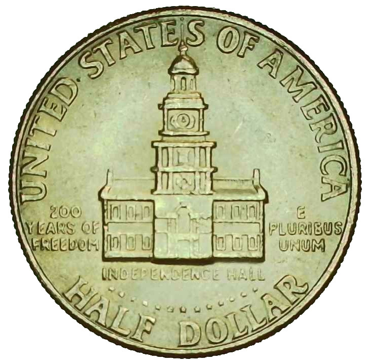1976D - Kennedy Half Dollar Error Coin - Filled "D" Mint Mark - #222