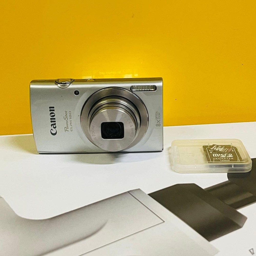 Canon PowerShot ELPH 18 Compact Digital Camera Tested Good Condition