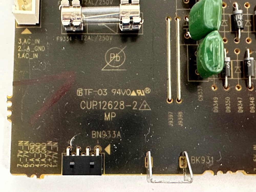 Marantz SR7010 Receiver Fuse Power Supply PCB Board