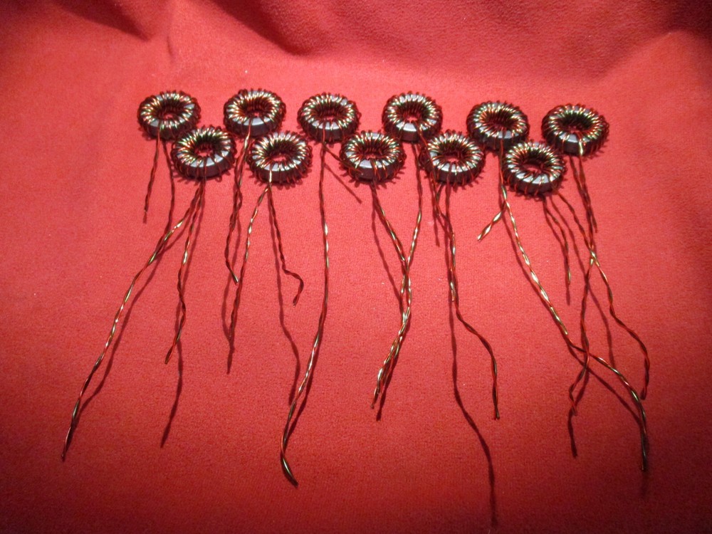 16054800000 Transformer Torodial DC Feed Center Taped 22 AWG 23 Turn Lot of 11