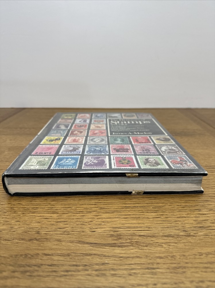 THE DICTIONARY OF STAMPS IN COLOUR JAMES A. MACKAY HC DJ 1973 First Printing VTG
