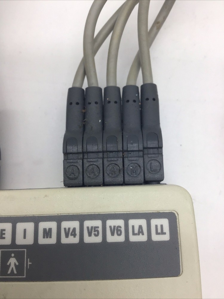 Marquette Acquestion CAM-14 ECG Interface W/Leads Untested Sold As-Is Read