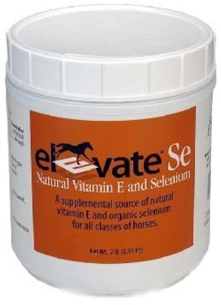 Elevate Se Natural E and Selenium for Horses, 2 Pound Container