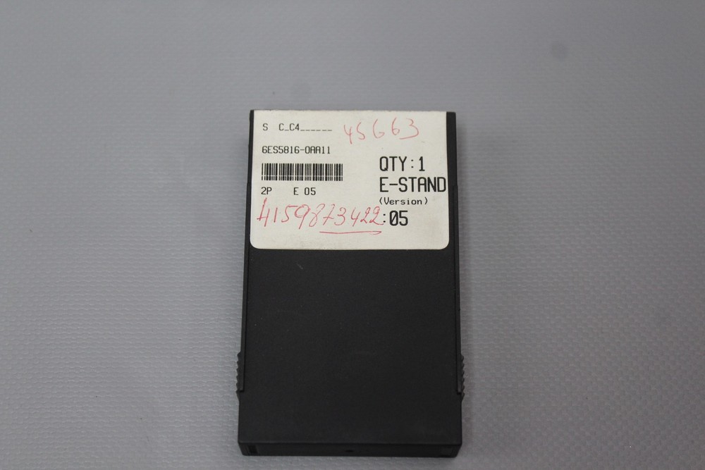 Siemens Simatic S5 6ES5816-0AA11 e:05 Module Used