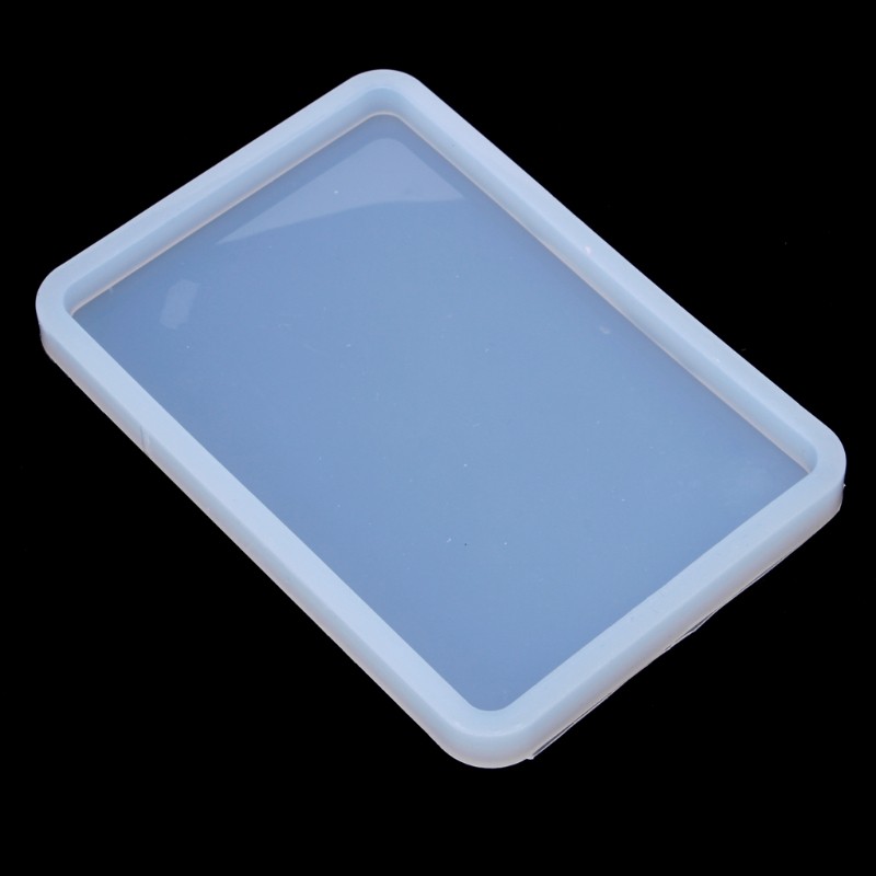 Storage Tray Mold Simple Rectangle Shape Tray Mold for DIY Plate Coaster