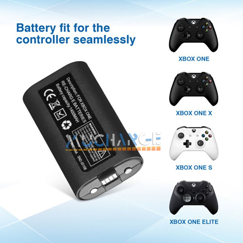 Microsoft Xbox Play 1400mAh Rechargeable Battery Controller Charge USB Cable