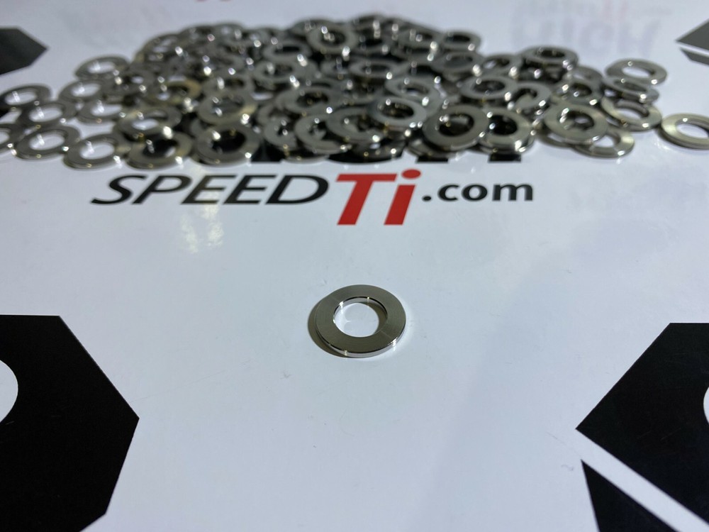 3/8" SAE Titanium Flat Washer .375” id Qty:10
