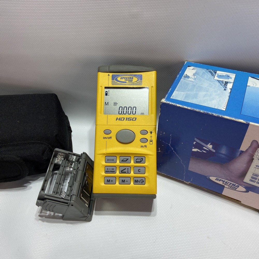 HD150 Distance Meter Spectra Precision Laser With Case