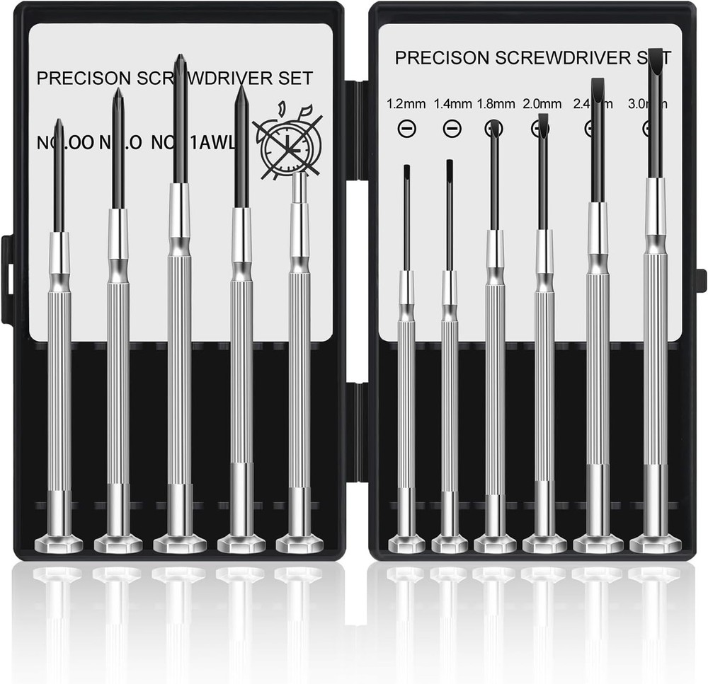 11 Pcs Small Precision Screwdriver Set, Tiny Screwdriver Set, Mini Screw Driver