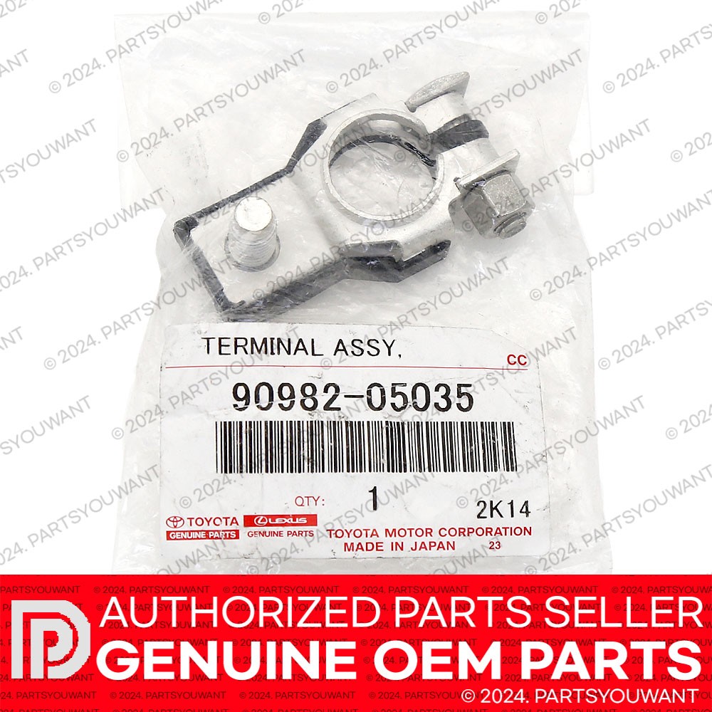 GENUINE Toyota 4Runner Tacoma Camry OEM Positive Battery Terminal 90982-05035