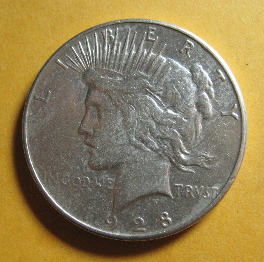 1928 S  Peace Silver Dollar - 90% Silver - * (P4873)