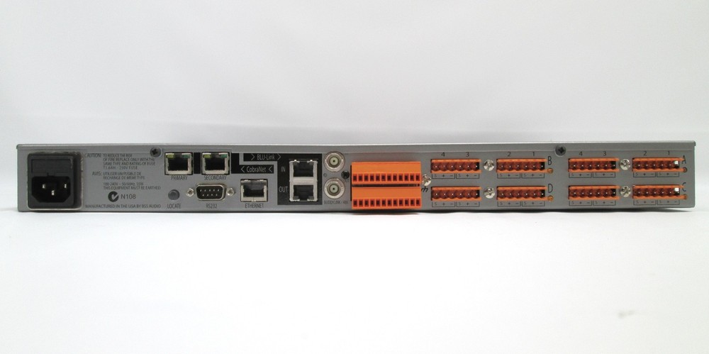 BSS Soundweb BLU-800 Signal Processor with BLU link and CobraNet