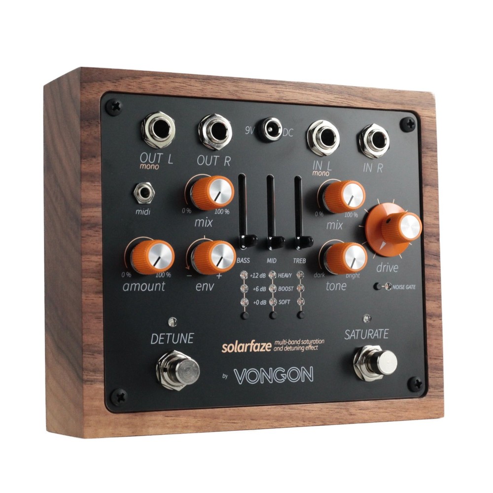Vongon Solarfaze Multi-Band Saturation & Detuning Effect - Black & Walnut