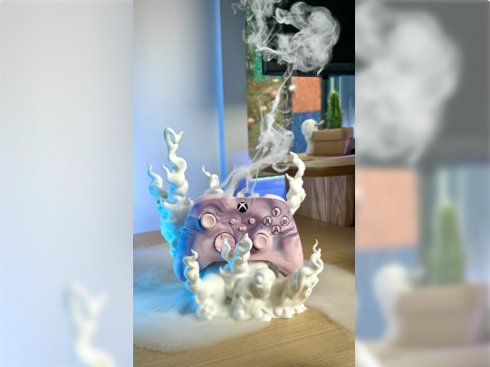 Creepy Halloween themed Controller Stand