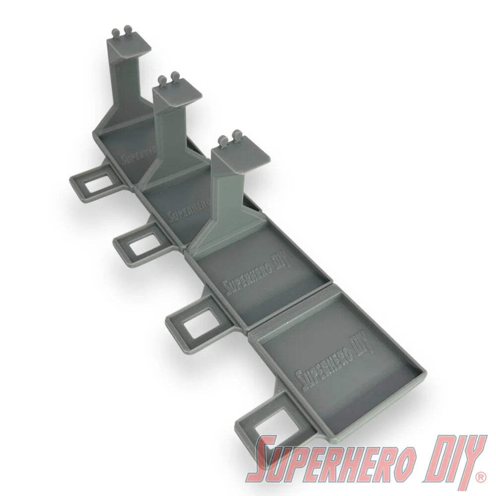 STACKABLE Floating Shelf for Bitty Pop Towns | Includes command strips