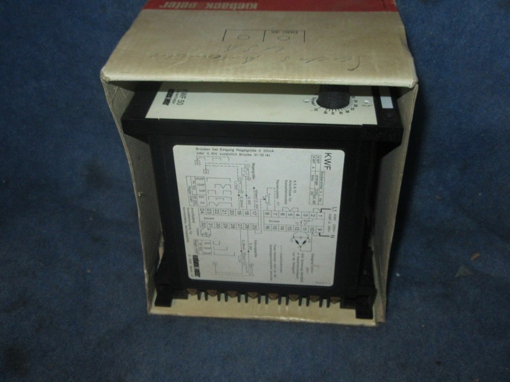 KIEBACK&PETER KWF-50 TEMPERATURE CONTROLLER MODULE KRS SYSTEM 1 Year Warranty