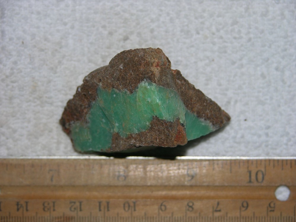 Chrysoprase rough mixed gem grade Australia 2 inch C85