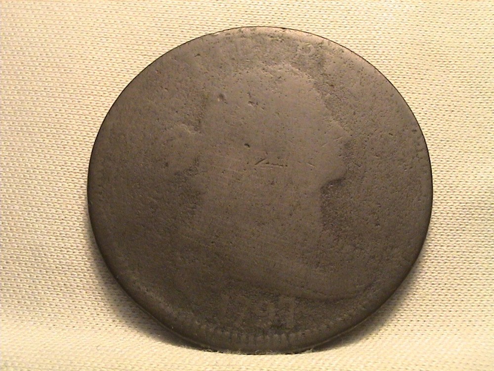 1797 Draped Bust Large Cent Very Rare NC-3, R5+
