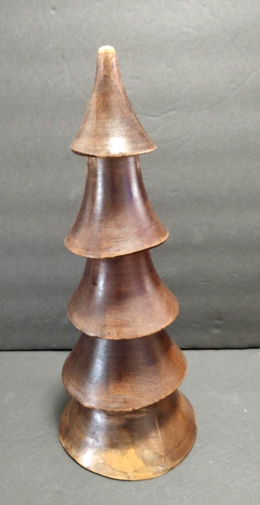 Christmas Tree 12" Solid Wood Tabletop or Mantel Rustic Charm