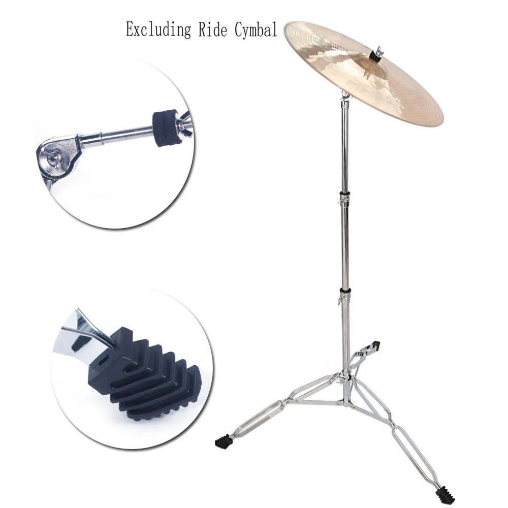 Glarry Adjustable Height Cymbal Boom Stand Mount Holder Adapter Percussion